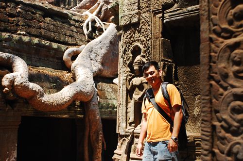 Jayvee at Angkor Wat