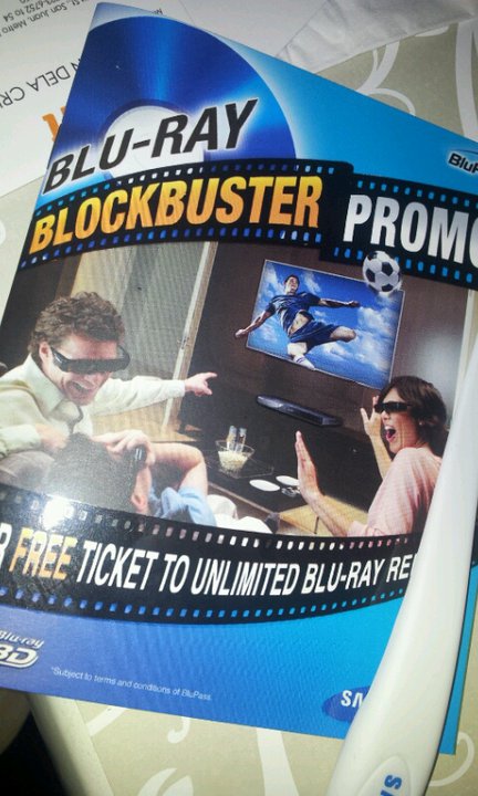 3D Blu Ray Movie Rental
