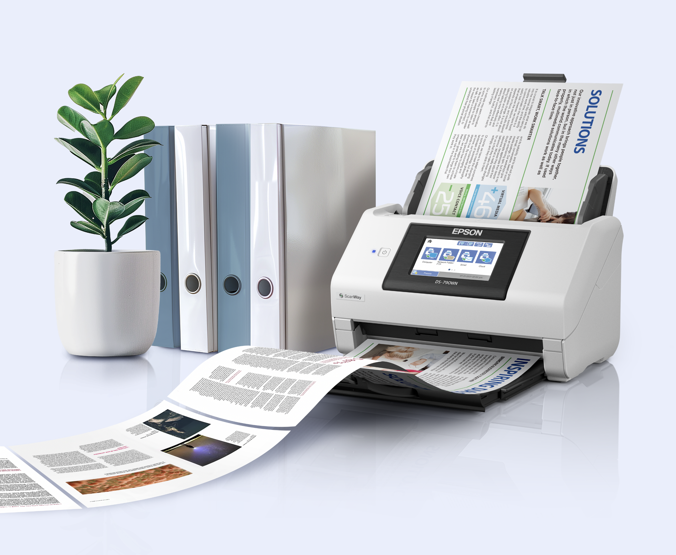 Epson Document Capture Pro digitizes documents easily